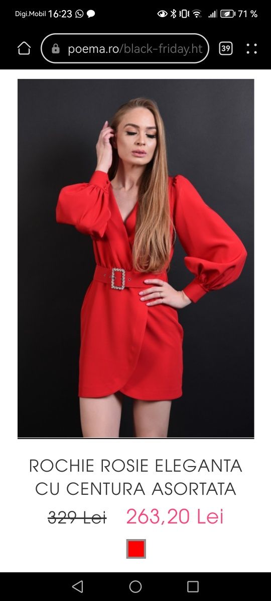 Rochie poema noua