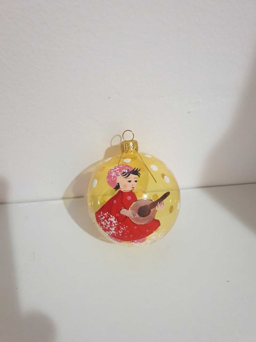 Globuri din sticla, pictate  manual