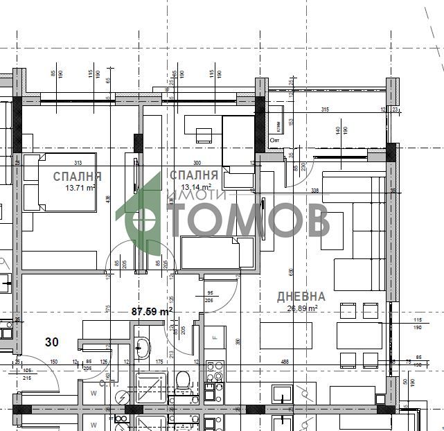 Тристаен апартамент ,кв. Самара 3 - НОВО СТРОИТЕСЛТВО, БЕЗ КОМИСИОННА
