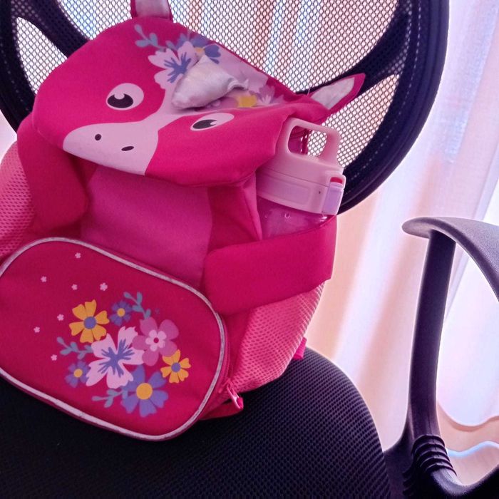 Rucsac gradinita model unicorn roz