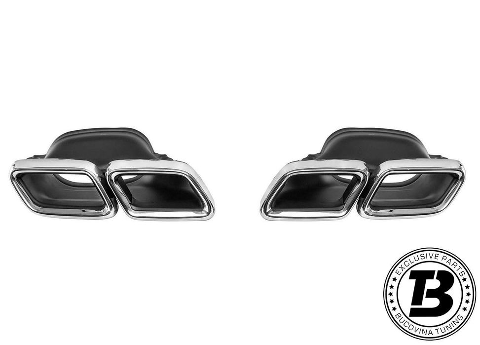 Difuzor Bara Spate cu Ornamente compatibil cu Mercedes GLE Coupe C292 AMG