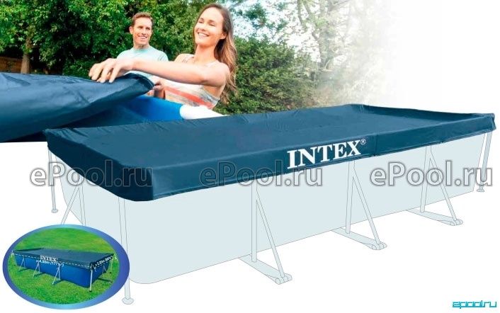 Тент для бассейнов Intex  Rectangular Frame