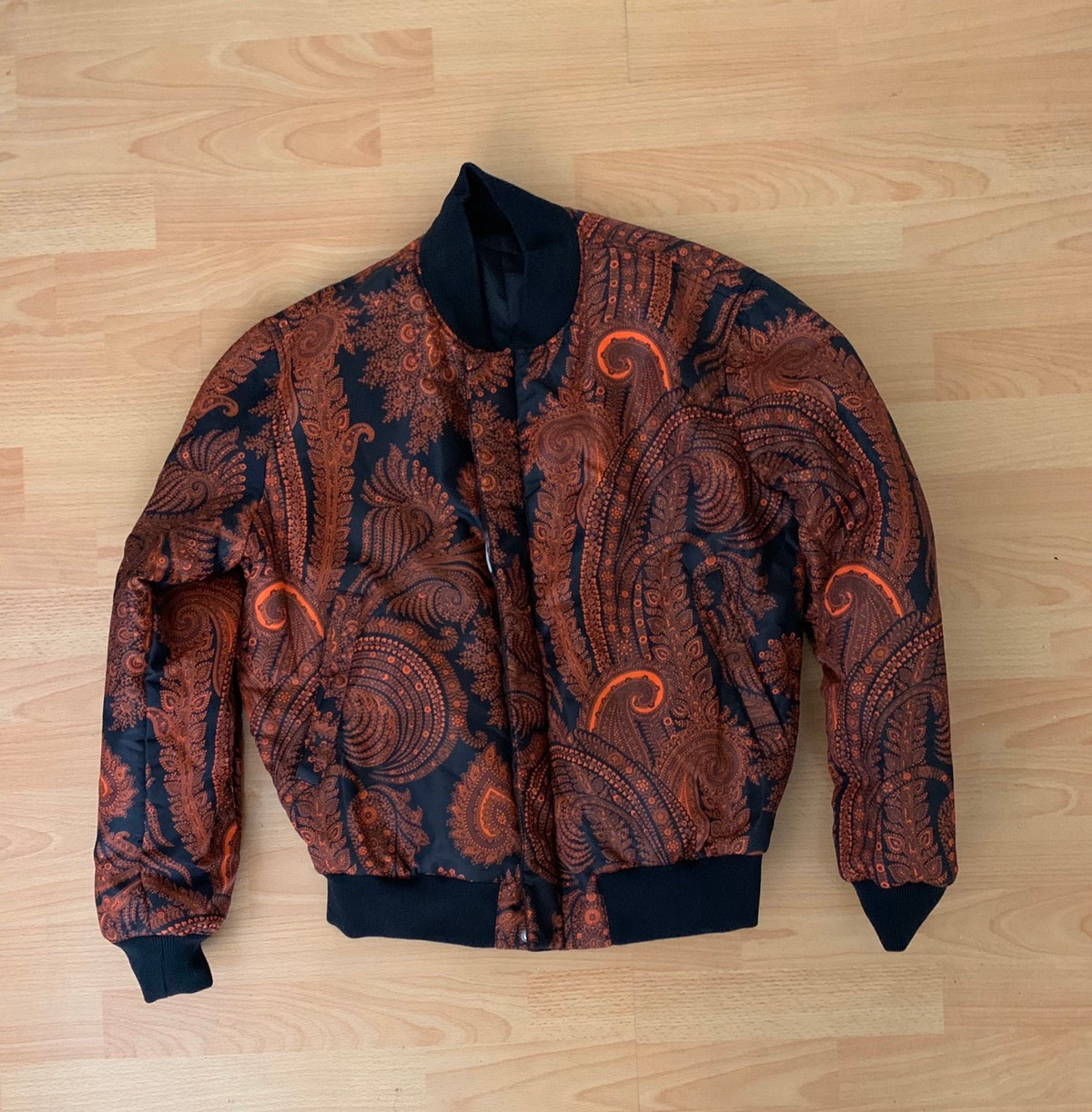 Givenchy Paisley Print Reversible Bomber Jacket Двулицево Яке L Размер
