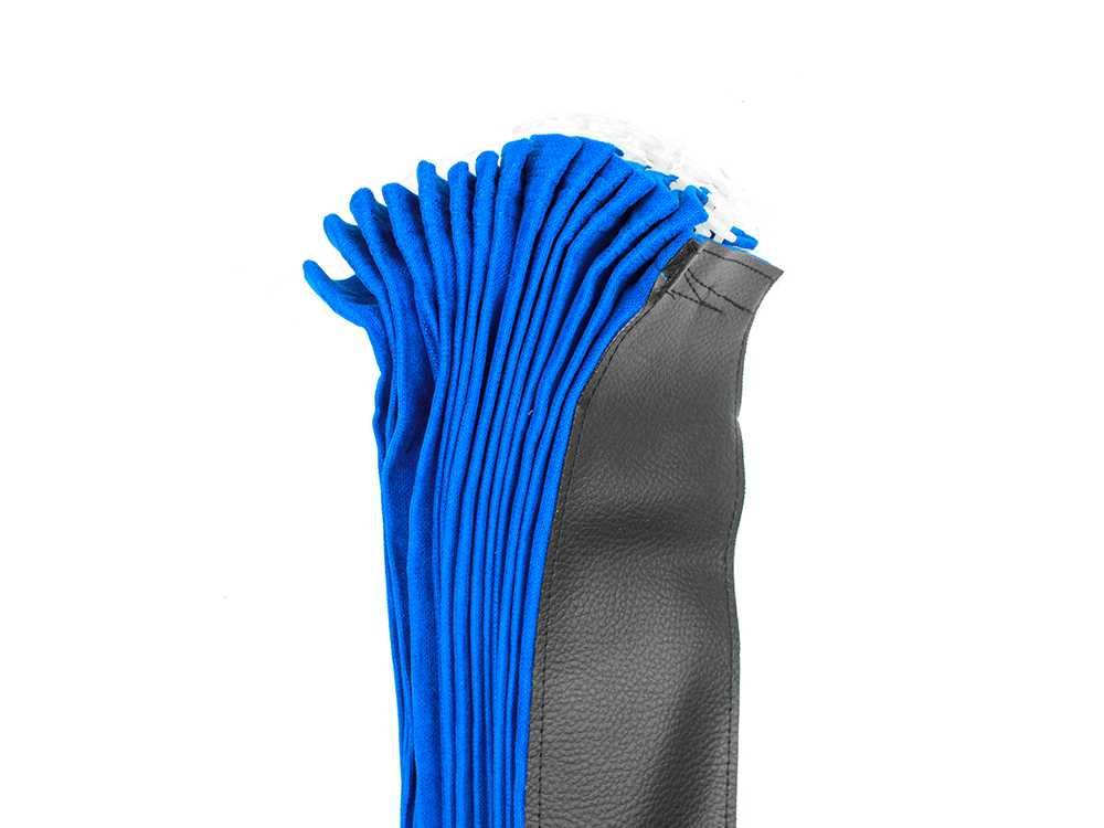 Perdele pentru camion, 4 piese / albastru + negru
