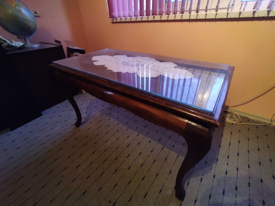 Кафява Старинна холна маса