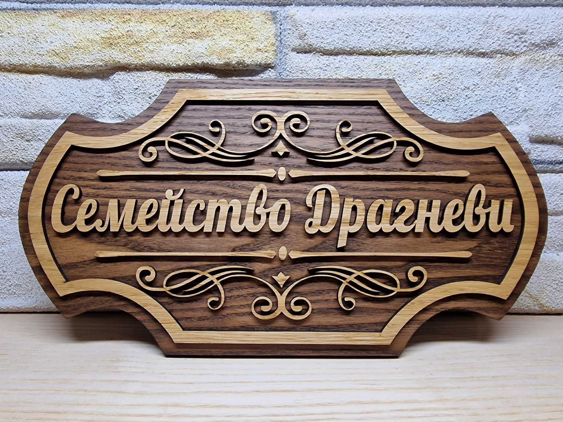 Индивидуални табели по поръчка Табела с надпис с ваш текст подарък
