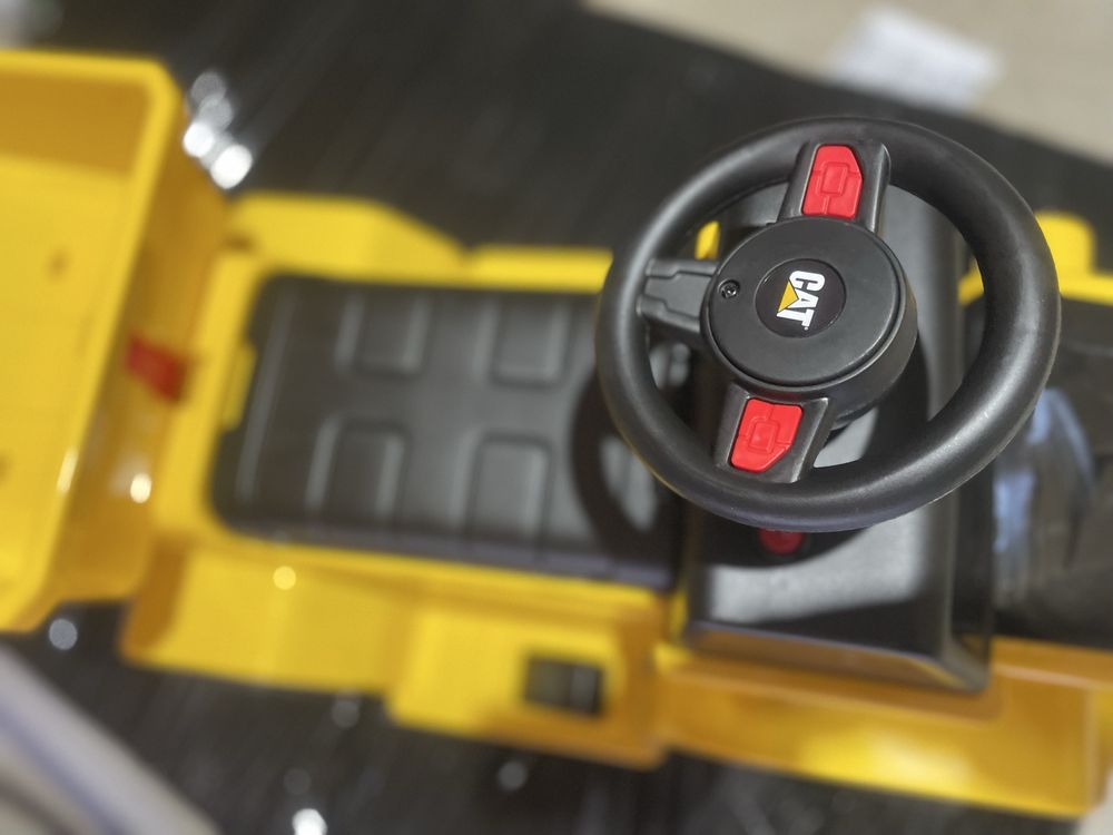 Camion electric copii Caterpillar H4 Yellow 35W CAT lumini led