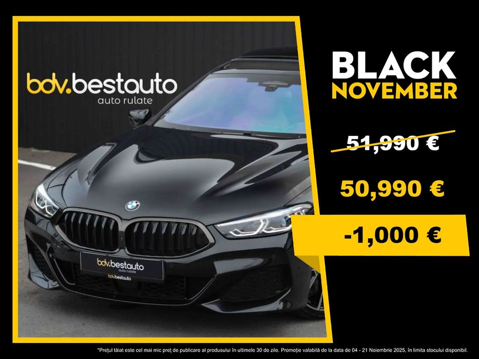 BMW Seria 8 BMW 840D xDrive M Sport Gran Coupe / Laser / Pano / 360 / Soft Close