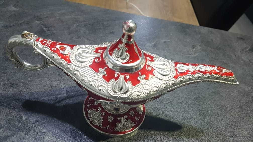 Lampa lui Aladdin din Dubai (rosu, mare) - cadou perfect