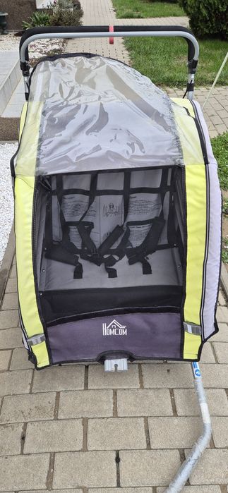 Remorca/cărucior bicicleta 2in1 Homcom