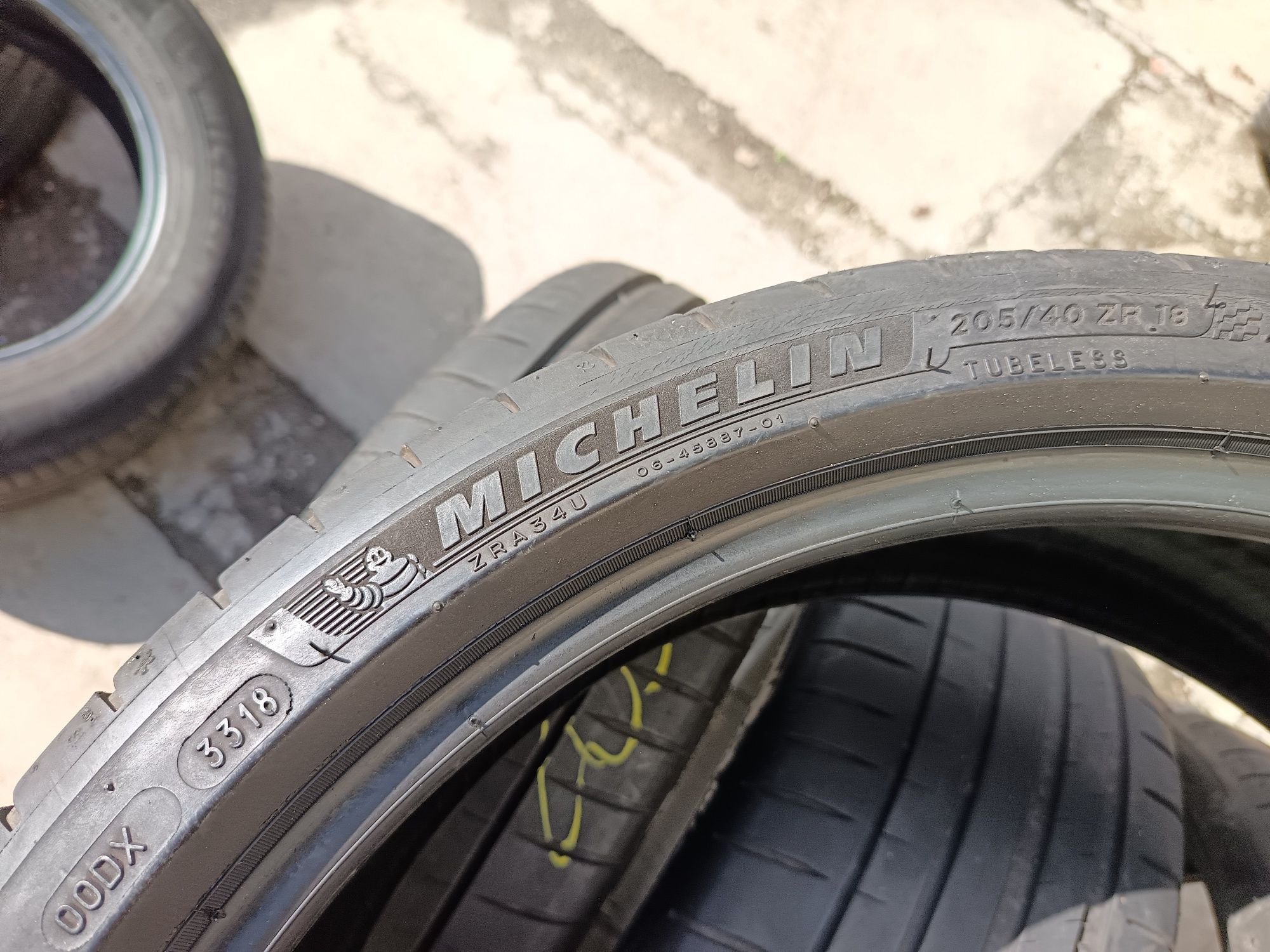Anvelope vara 205 40 18 Michelin 2018 5-6mm