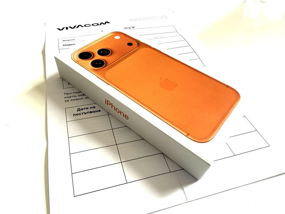 iPhone 17 Pro Max Cosmic Orange  Наличен Нов Гаранция 3 години