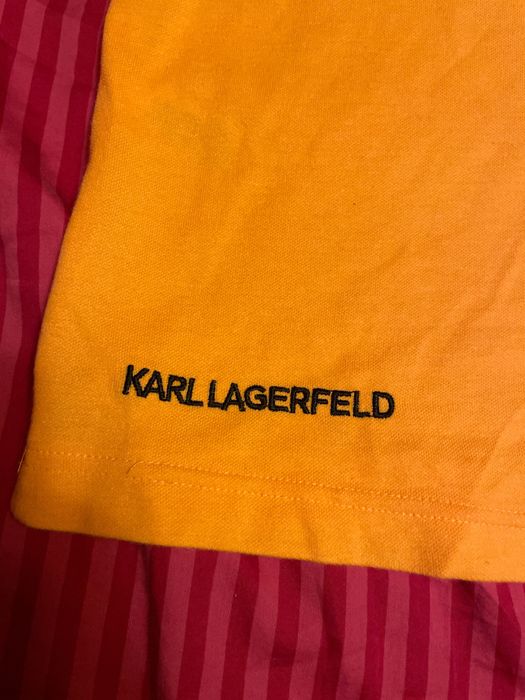 Тениска с яка Karl Lagerfeld
