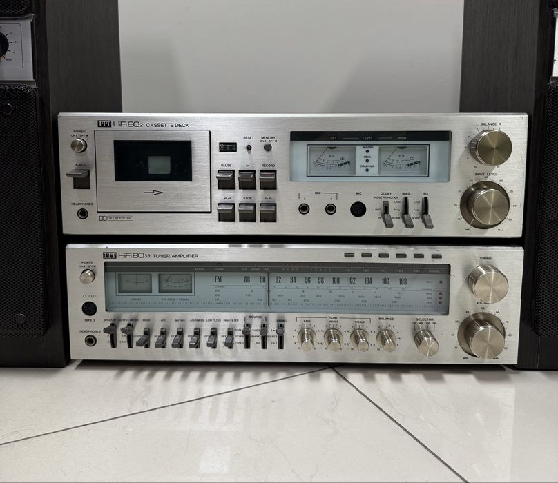 Аудио сет ITT ресивър HIFI 8033, Дек HIFI 8021, тонколони ITT