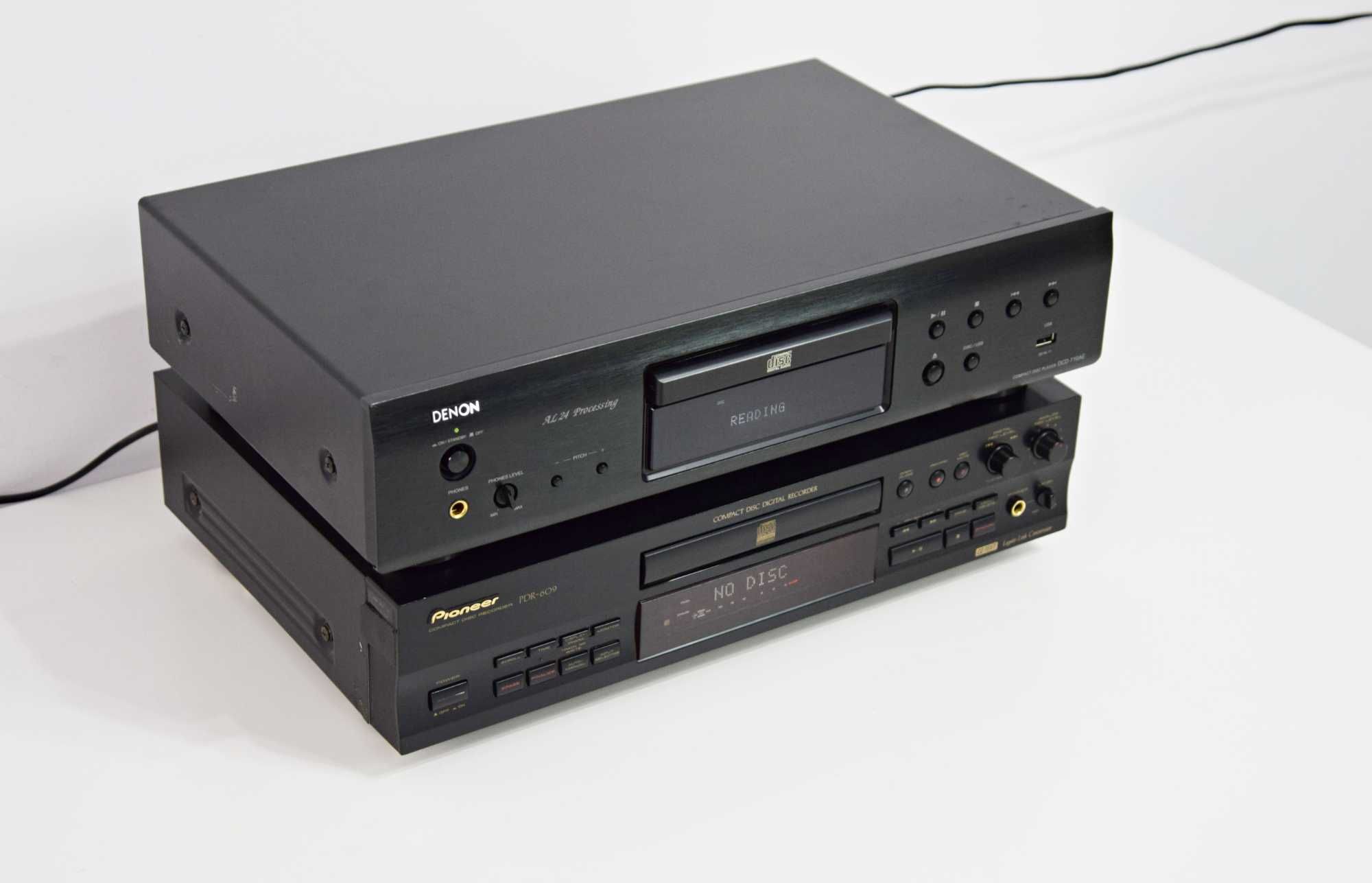 CD Player Denon DCD-710AE + Pioneer PDR-609, defecte, lot cd playere