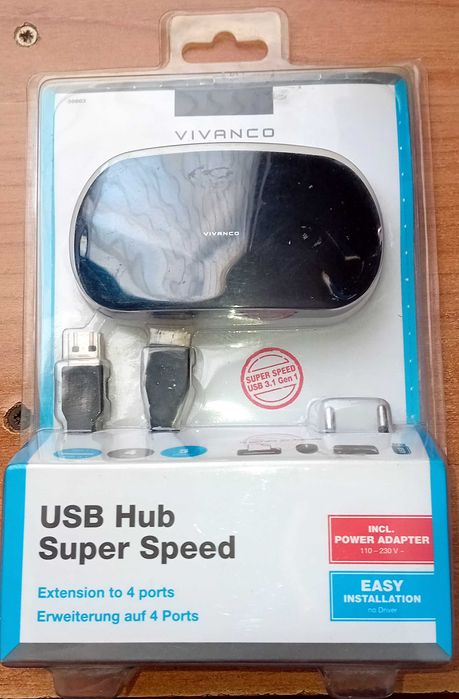 USB 3.0 хъб с 4 порта на Виванко.