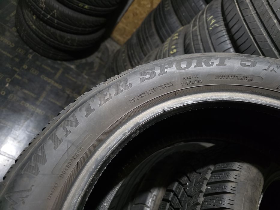 4бр Като нови зимни гуми 205 55 16 - Dunlop