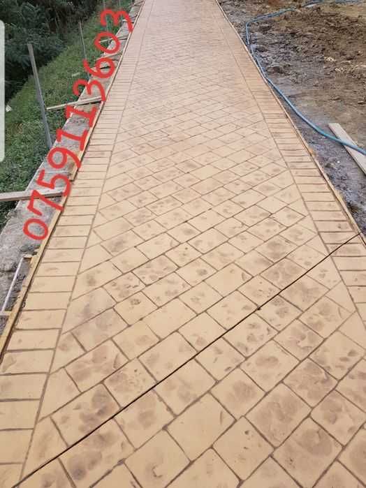 ECO Beton Amprentat OLT  ,, calitate - seriozitate''