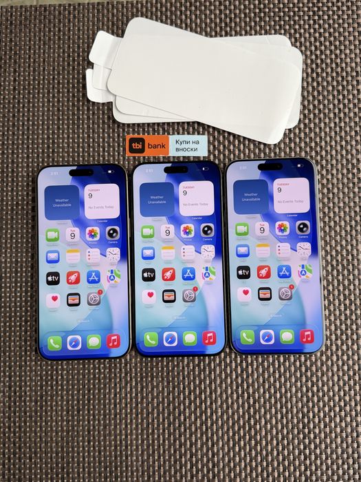 НОВ! *ЛИЗИНГ* iPhone 16 Pro Max 256Gb Black / Natural / Desert Titani