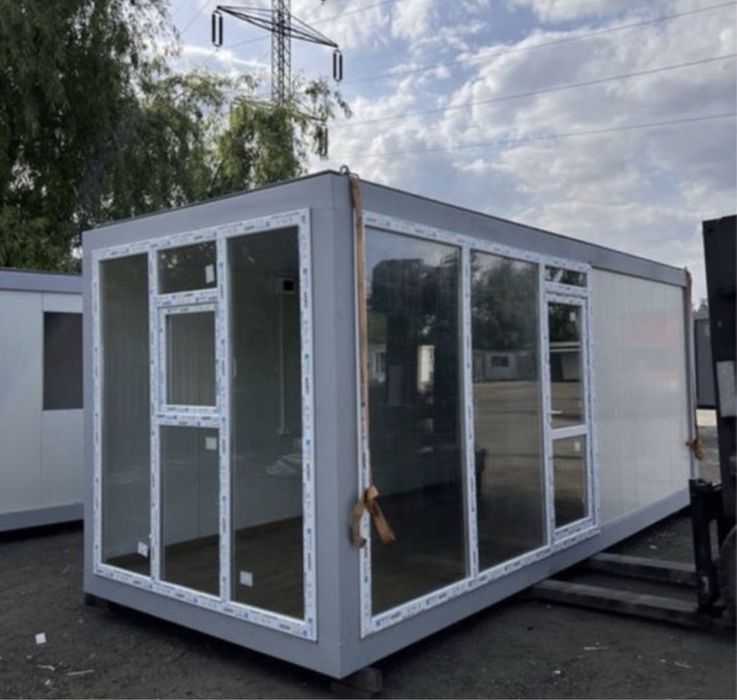 Container modular tip vitrina