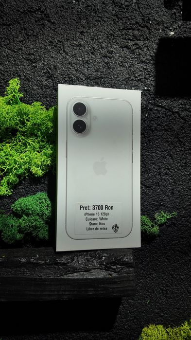 iPhone 16 128gb White Neverlocked /Fact+Garantie