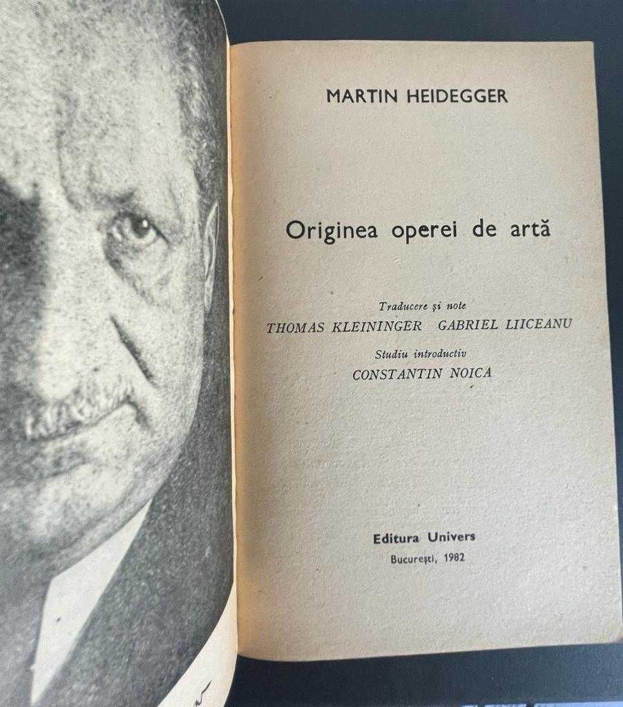 Martin Heidegger - "Originea operei de arta"