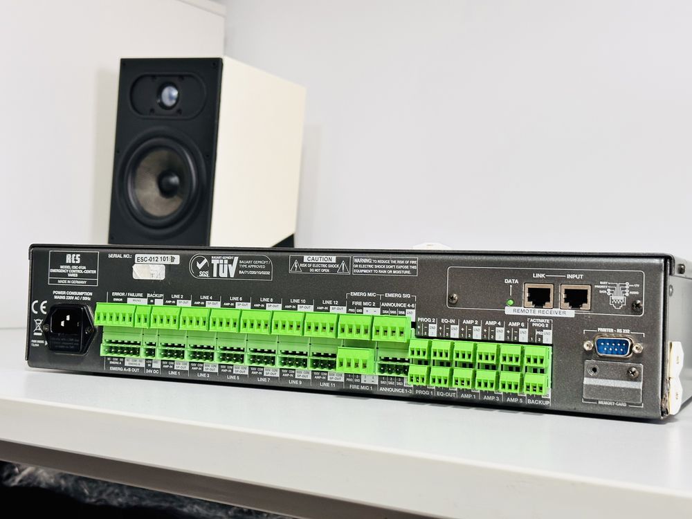 Sistem digital de urgență RCS Audio-Systems ESC-012 A