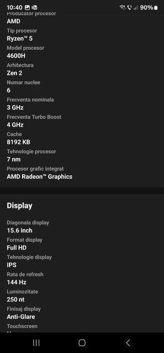 Laptop gaming asus TUF A15