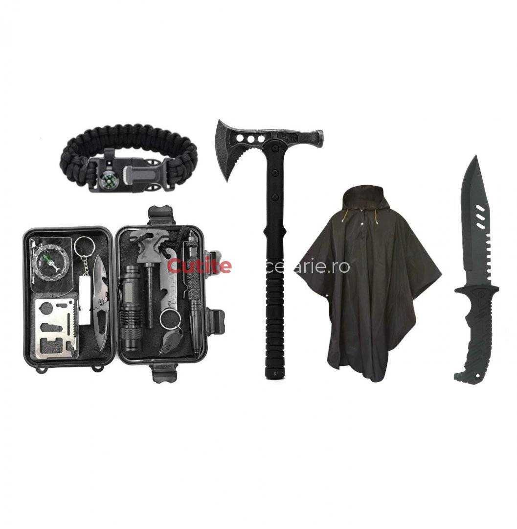 Kit supravietuire tactic, Extreme Survival, 16 in 1, multifunctional