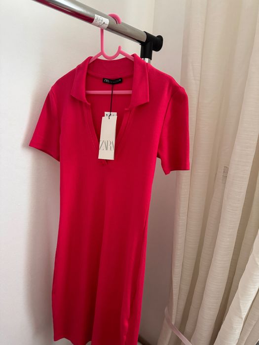 Цикламена рокля на ZARA