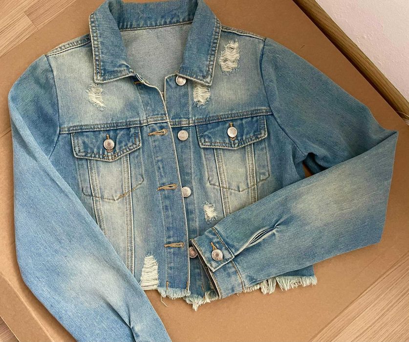 Ново! Дънково яке ХС размер