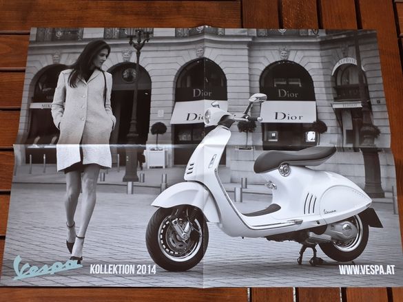Колекционерски Плакати Каталози Брошури Мотопеди Веспа Vespa 2013-2020