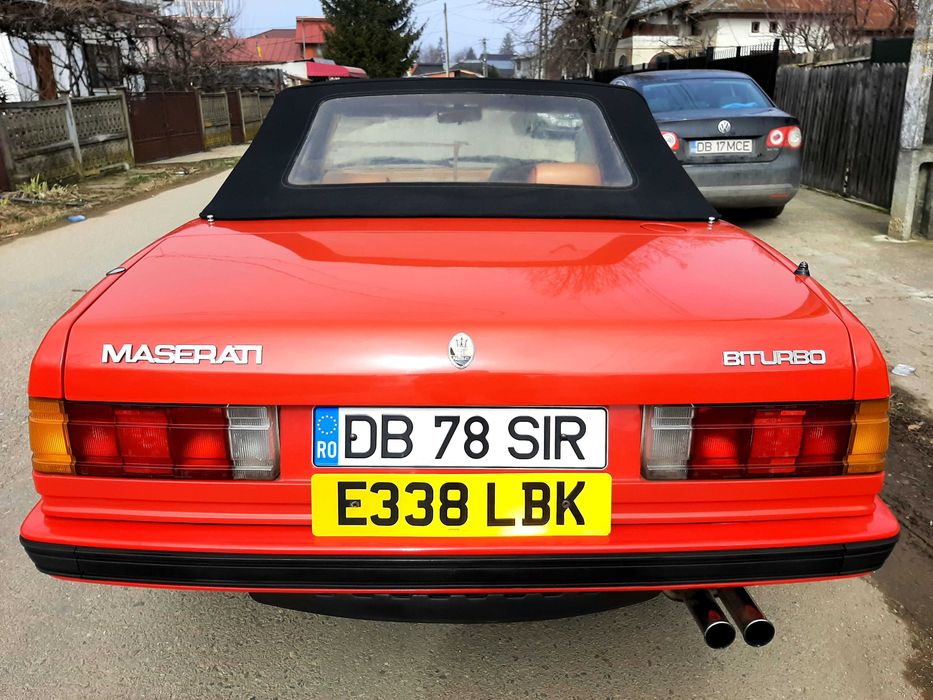 Maserati Spyder Biturbo.Elton John fostul proprietar , acte doveditoar