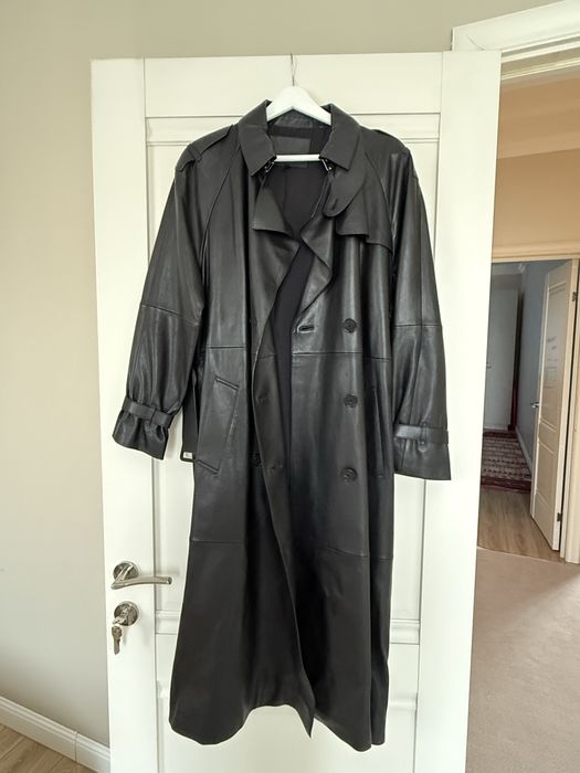 Кожанный тренч Massimo dutty