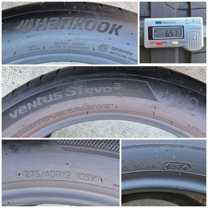 O bucată 285/275 40 R19 vară - una Pirelli Hankook Michelin