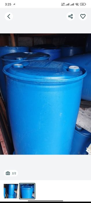 Бочка пластиковая 200 литров