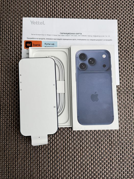 НОВ!36М ГАР *ЛИЗИНГ* iPhone 17 Pro Deep Blue 256Gb /Айфон Гаранция