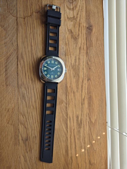 Trigalux T‑Diver – ceas militar, super‑lume, în garanție