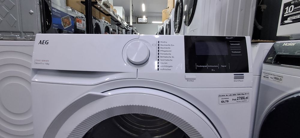 Uscator De rufe AEG 7000 8kg import Germania Garanție GL79