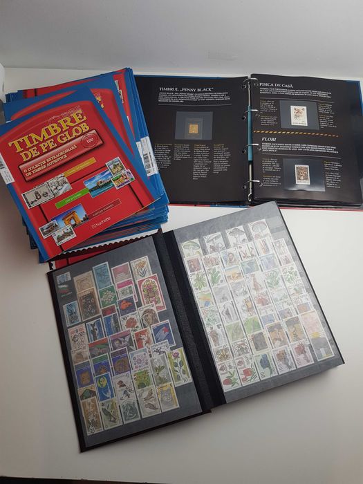 Vand colectie Timbre de pe Glob - Hachette
