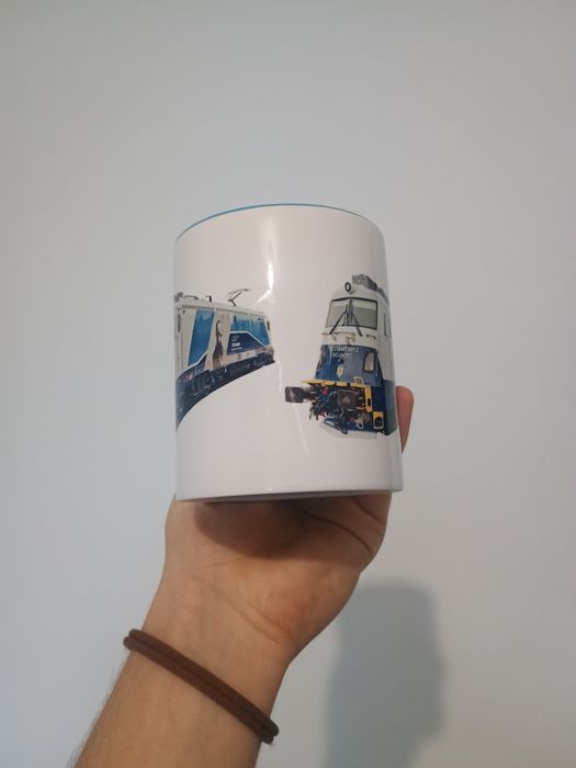 Cană tren locomotiva CFR Călători LEMA 001 (PNRR)