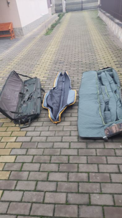 Huse pescuit: fox camolite 13ft 3+3, nash scope ops r10 transporter