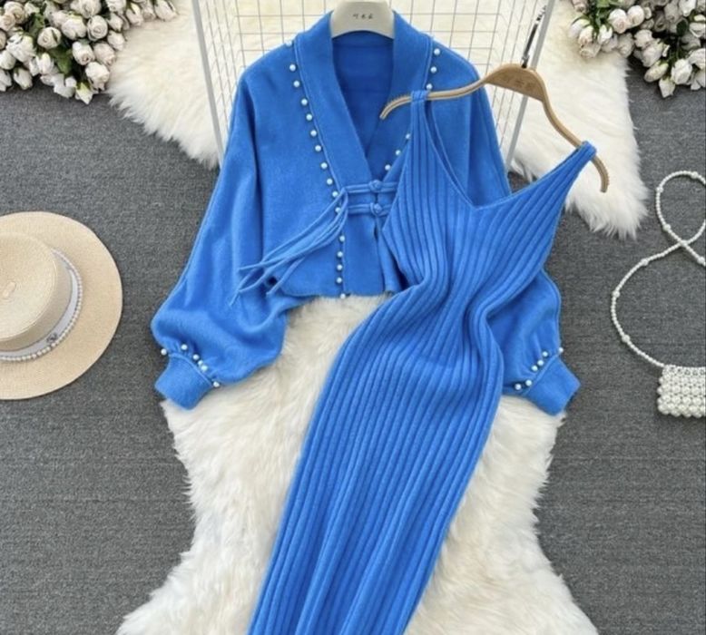 женское зимнее платье