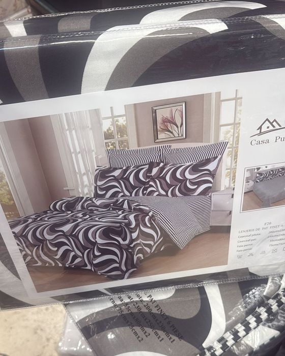 Lenjerie de pat 6 piese Casa Pucioasa