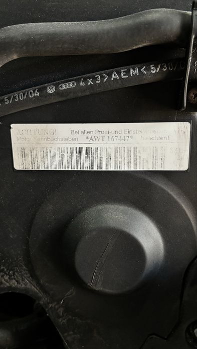 Двигатель AWT AWM 1.8T EA113 фольцваген пасат В5 ауди А4 В5 В6  А6 С5