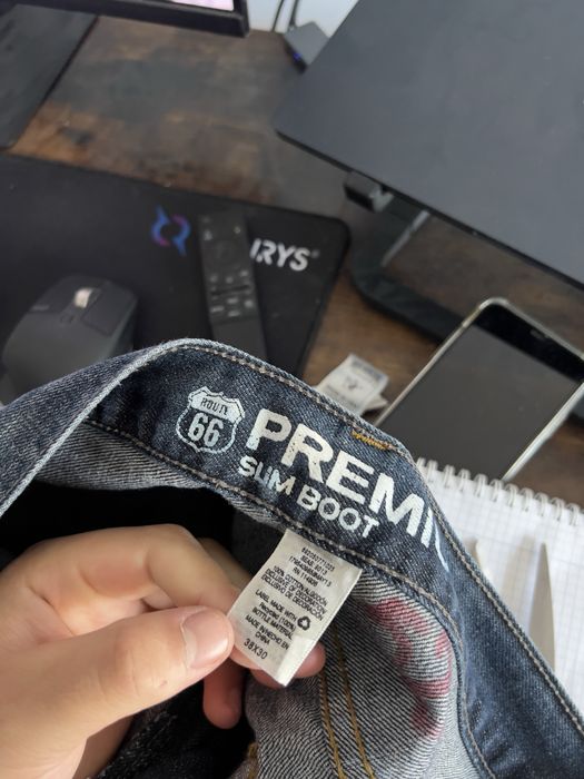 Blugi stil evisu baggy y2k