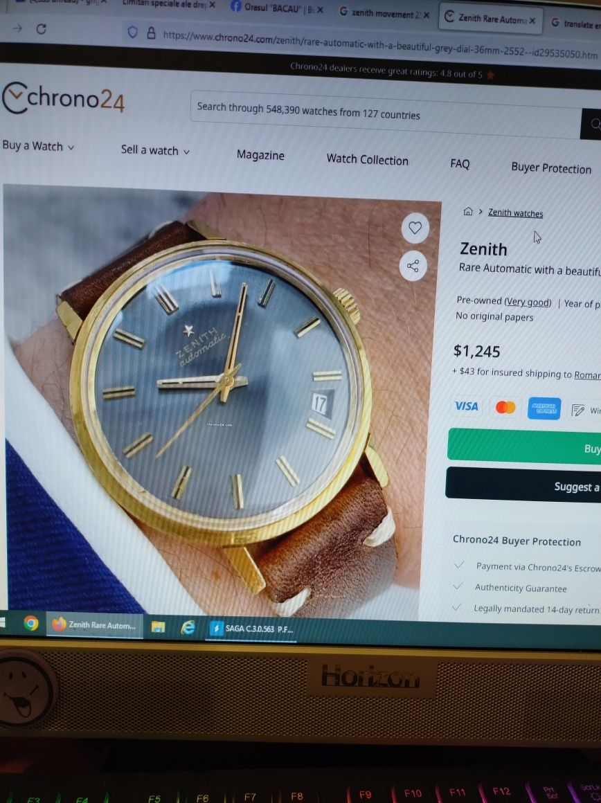 Zenith rare watch