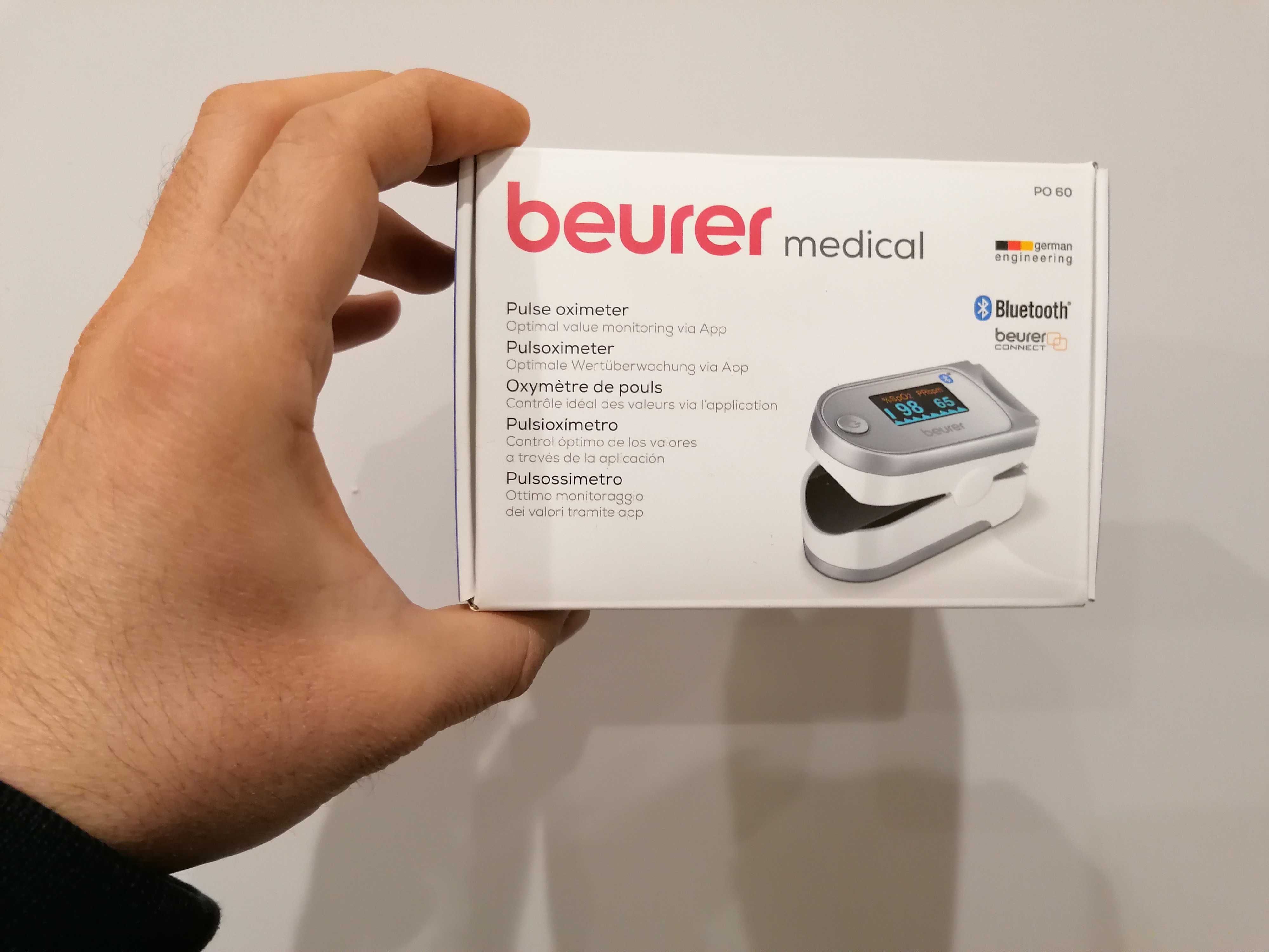Нов (неизползван) пулсов оксиметър Beurer PO 60 Bluetooth