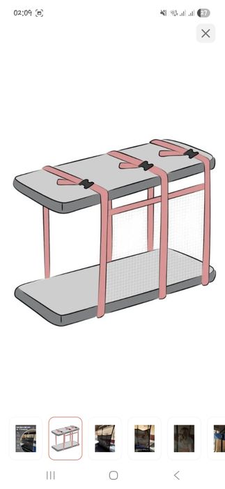 Манеж в поезд (сетка)