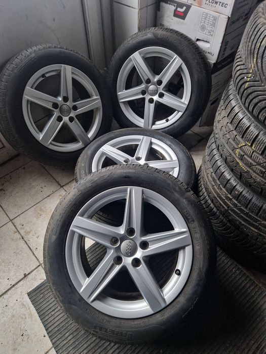 Jante aliaj Audi A3  5x112  r16 anvelope vară 205 55 16
